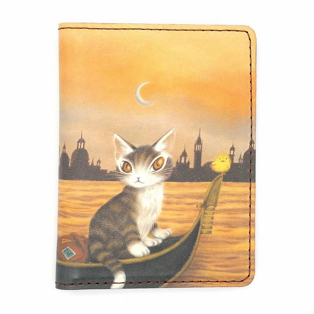 

Cat Dayan Dayan Genuine Leather Gondola Pass Case [Wachifield] 2-sided