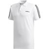 Adidas Polo Shirts Men's White Polo Collar Moderate Straight Fit EJ0926