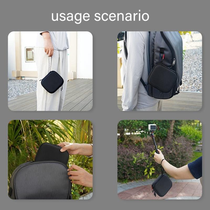 Thumb Camera Storage Bag Handheld Carrying Box Portable Handbag Accessories for 360 Go 3/3S Sports Camera