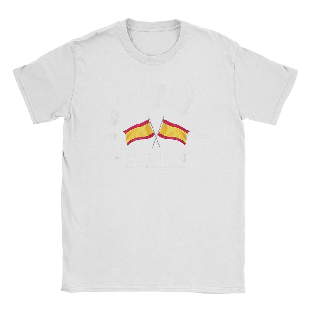 Spain Heart TShirt Beach Pure Cotton TShirts For Adult Hippie Loose Tshirt ShortSleeve Awesome Top Tees