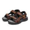 Summer Men's Leather Outdoor  Sport Sandals  Casual Non-Slip Beach Sandals