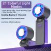 Ice Compress Cool Refrigeration Electric Fan Foldable Personal Cooling Fan Pocket Turbo Fan  Summer
