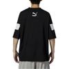 Puma Letter Print Breathable Sports Casual American Vintage Short Sleeve T-Shirt Men Tops Black 539500-01
