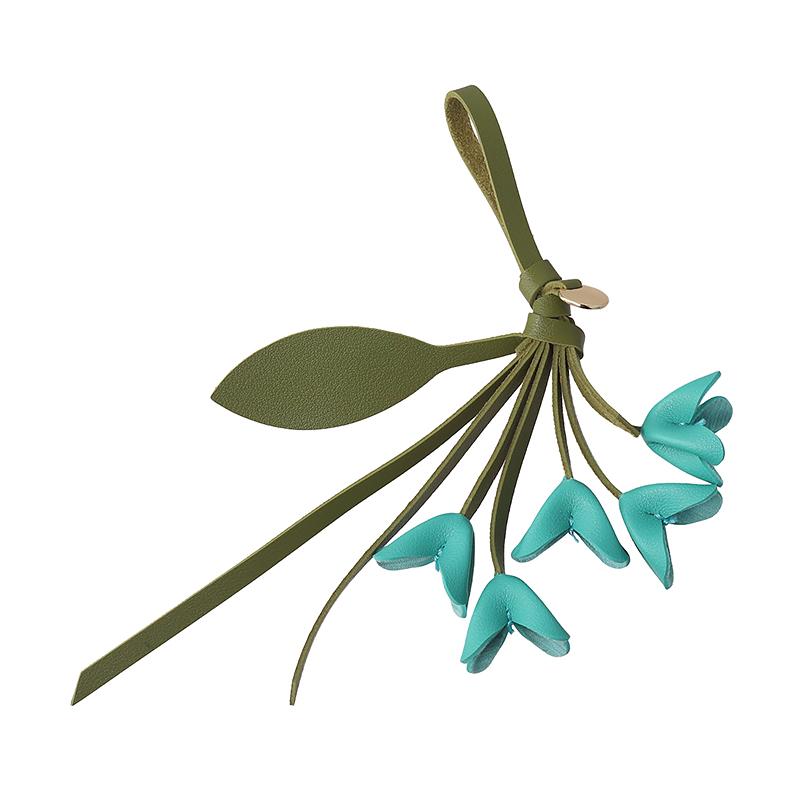 1PC Keychains Bag Charms Ornament Exquisite Mobile Phone Pendants High-End Osmanthus Shape Fashion Floral Shape Elegant Multicolor