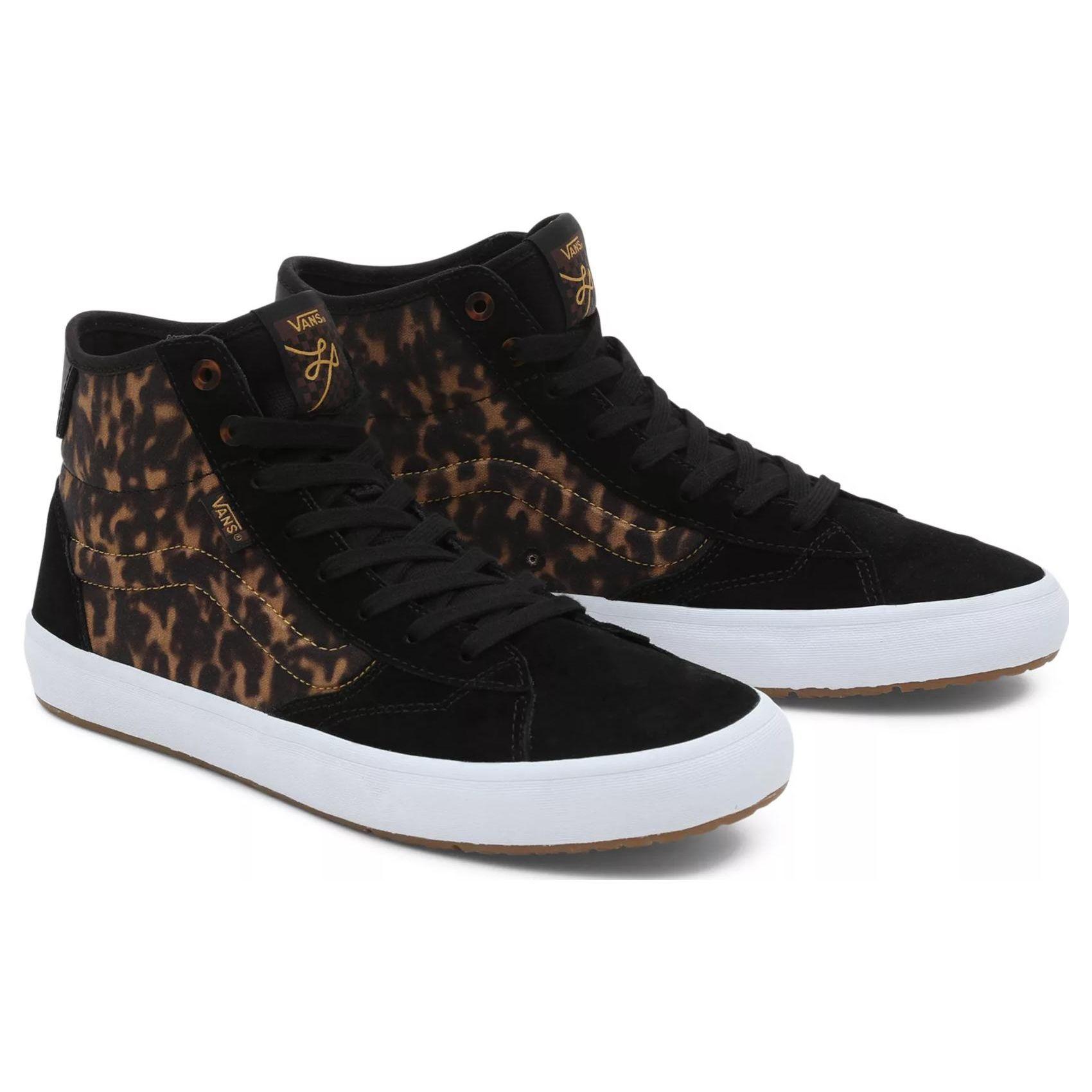 Кроссовки унисекс Vans The Lizzie Tortoise Shell черные темно-коричневые VN0A4BX1YI5 37 — фото 3