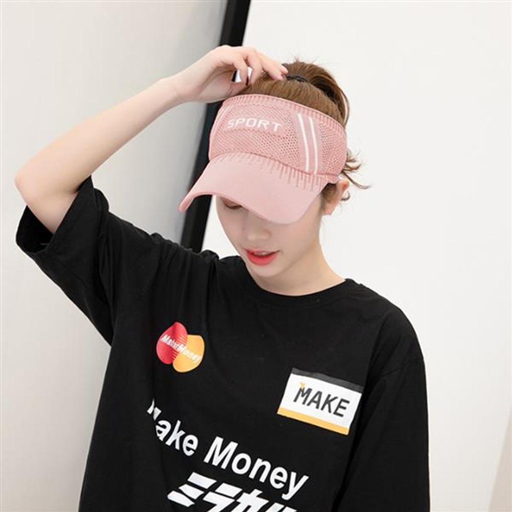 Band-type Sports Sun Cap (pink) / Golf Tennis Visor Sun Cap