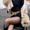 Modische Gürtel mit Leopardenmuster und Schlangenhaut für Damen, vielseitig einsetzbar, mit verstellbarer Schnalle, aus weichem PU-Leder, lässige Jeans-Dekoration