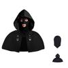 Futuristic Role Play Cloak Head Cover Set Polyester Halloween Party Costume Head Cover For Conventions And Cosplay Event