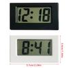 Mini Digital Clock for Car Dashboard,Battery Operated & Clear LCD Screen Time Display,Small Desk Clock for Bathroom