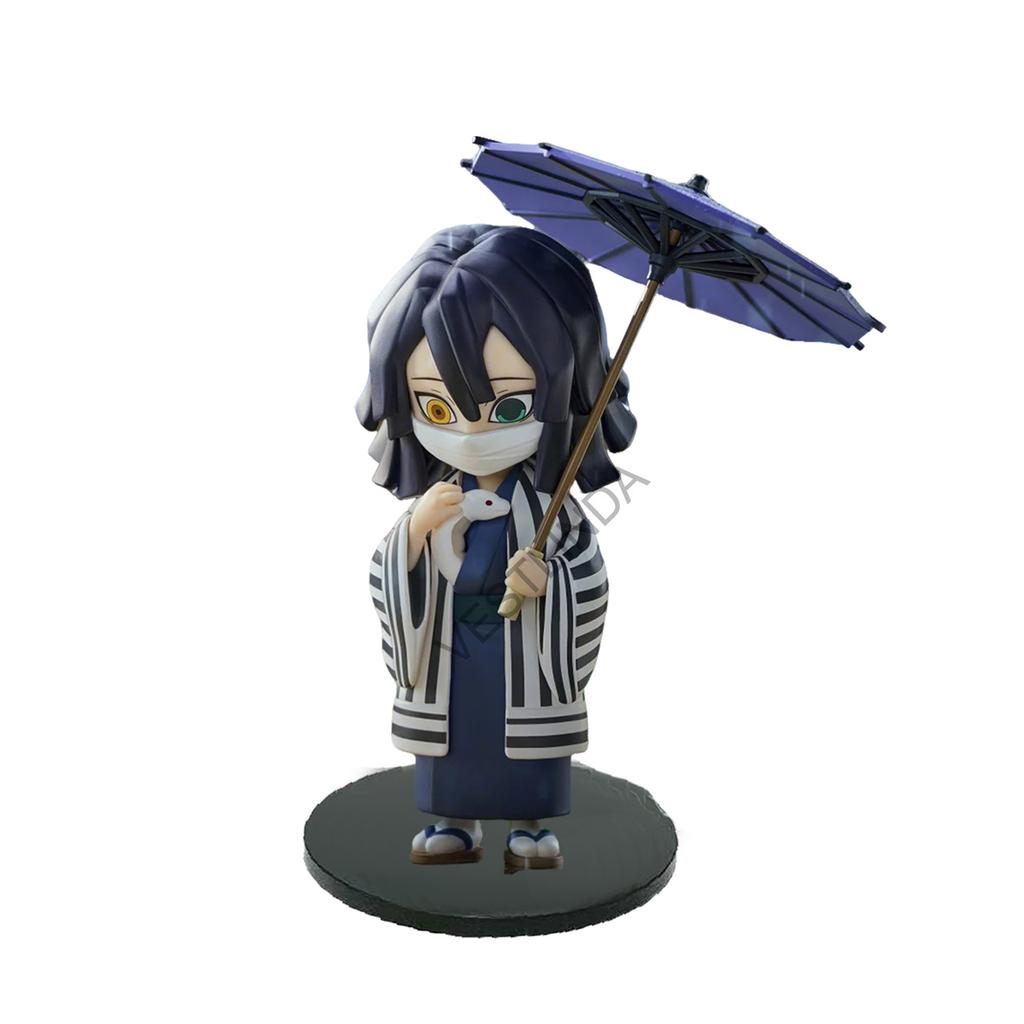 1/12PCS Ghost Slayer Blade Plum Rain Series Blind Box PVC Cute Humanoid Doll Anime Peripheral Collection Model Blind Box Gifts