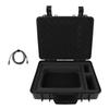 Water Resistant Hard Case for Mini Dish Kickstand Pipe Adapter Power Supply Cables Ethernet Cables