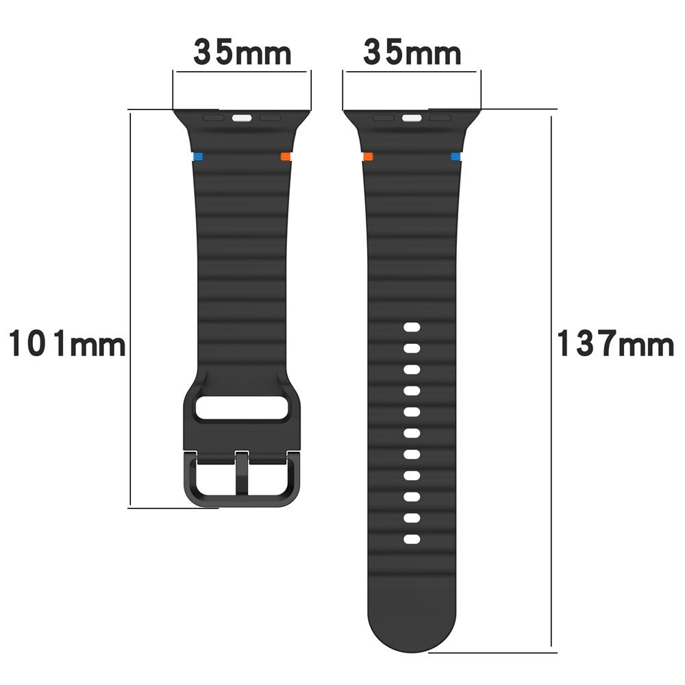 Silicone Strap For Apple Watch 11 46mm 42mm Series 10 9 8 SE 3 45mm 41mm 40mm 44mm Sport Band Bracelet For iWatch Ultra 3 2 49mm