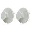 2pcs Silicone Hair Washing Scalp Massager Itch Relief Dandruff Removal Gray Shampoo Brush for Men Women