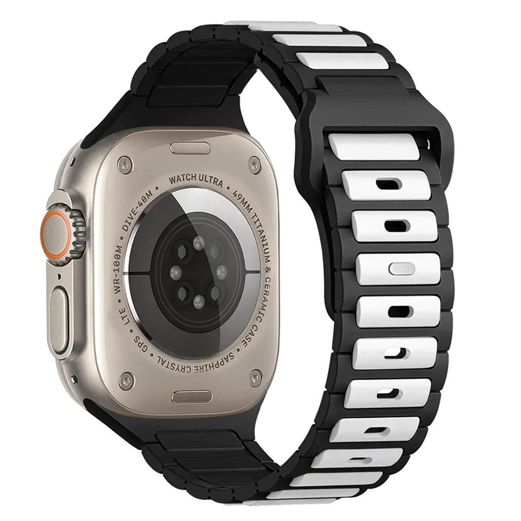 Silicone Strap for Apple Watch 10 Band 46mm 45mm 44mm 49mm 42mm 40mm 38 Correa Bracelet Iwatch Series 9 8 7 6 5 SE Ultra 2 Band