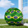Brazil Artwork Printed Size 5 Soccer Balls, High-Quality, Anti-Slip, Protective Football, A Unique Gift , Birthdays, Christmas Gifts