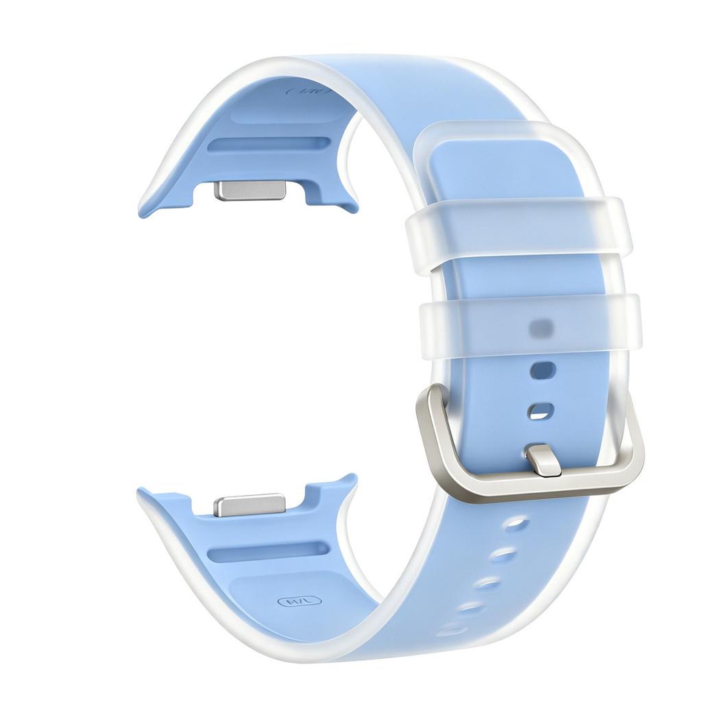 Durchsichtiges Silikonarmband für Samsung Galaxy Watch 8 9 40mm 44mm Sportarmband für Galaxy Watch 8 classic 46mm Ersatzarmband