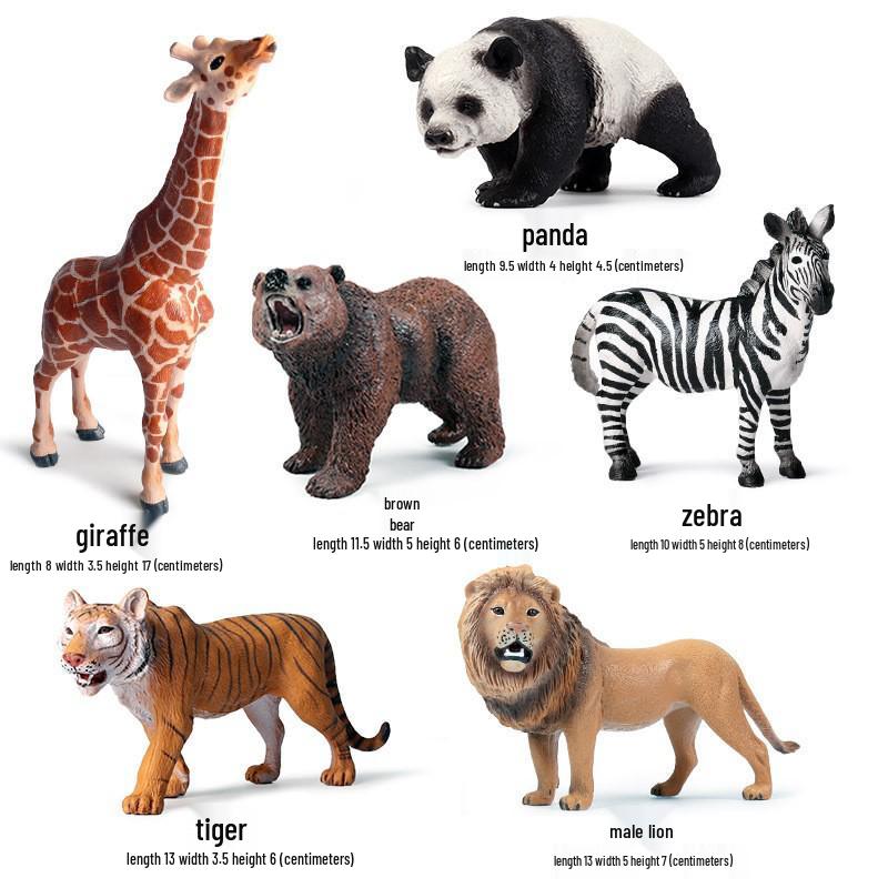 Wildlife Elephant Simulation Toy: African & Asian Elephant Model for Children