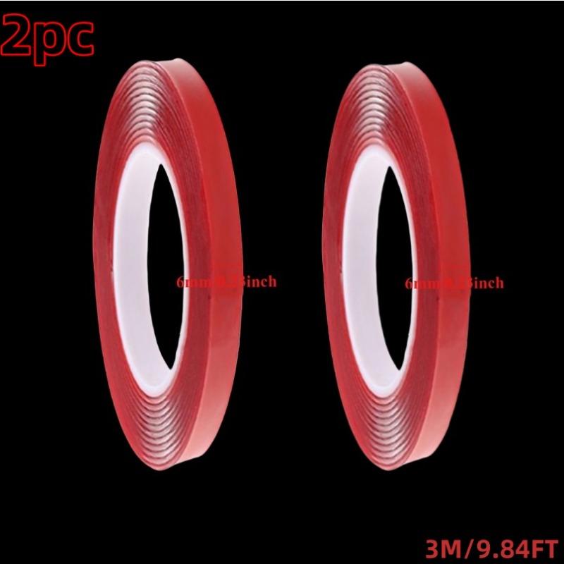 Car Strong Double Sided Adhesive Stickers Tape Nano Transparent Reusable Waterproof Auto Tape Clean Tools Car Protect Sticker