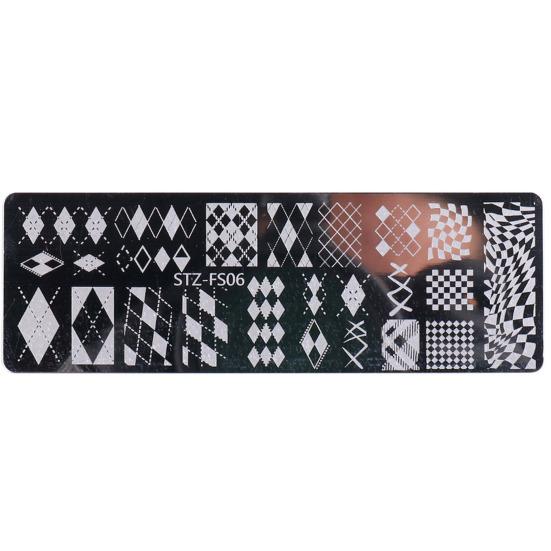 Nail Stamping Plate Various Patterns Clear Engraved Rust-Proof Polish Printing Flowers Nail Art