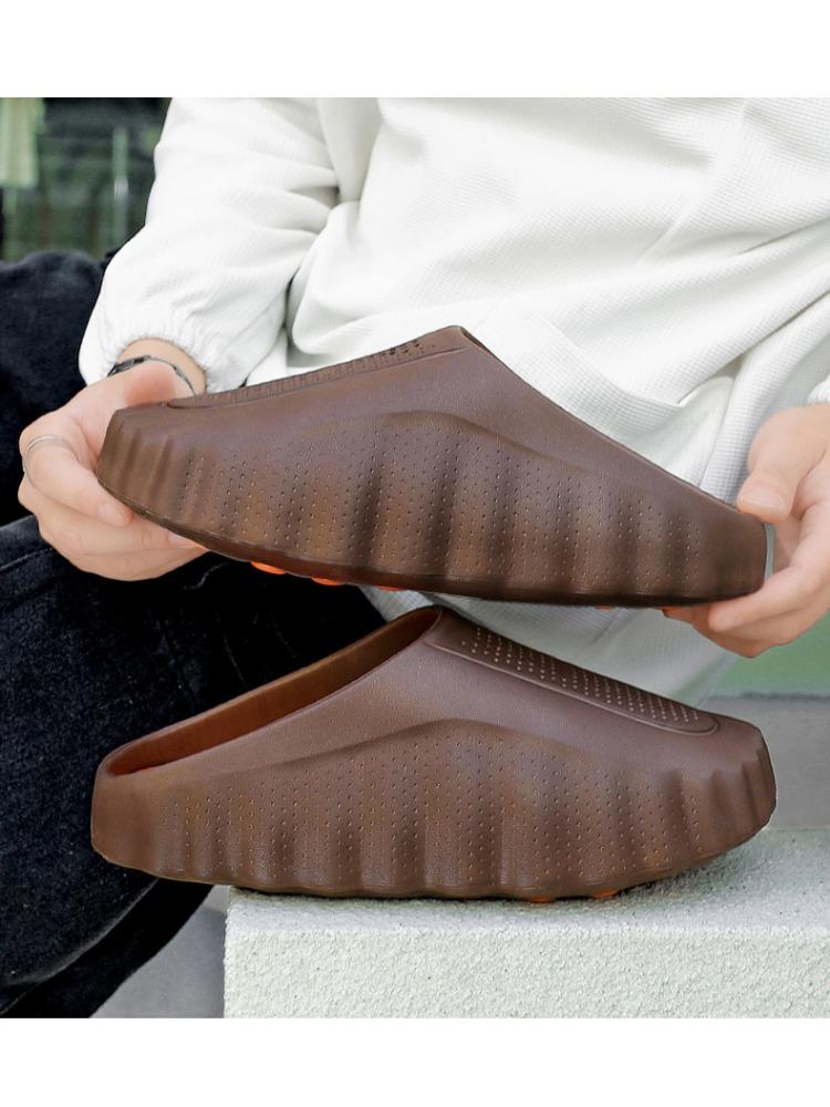 Nuevas Pantuflas para Mujer de Exterior Suaves con Suela Gruesa Chanclas Sandalias Transpirables para Hombre Antideslizantes Pantuflas de Baño Sandalias de Playa de Verano