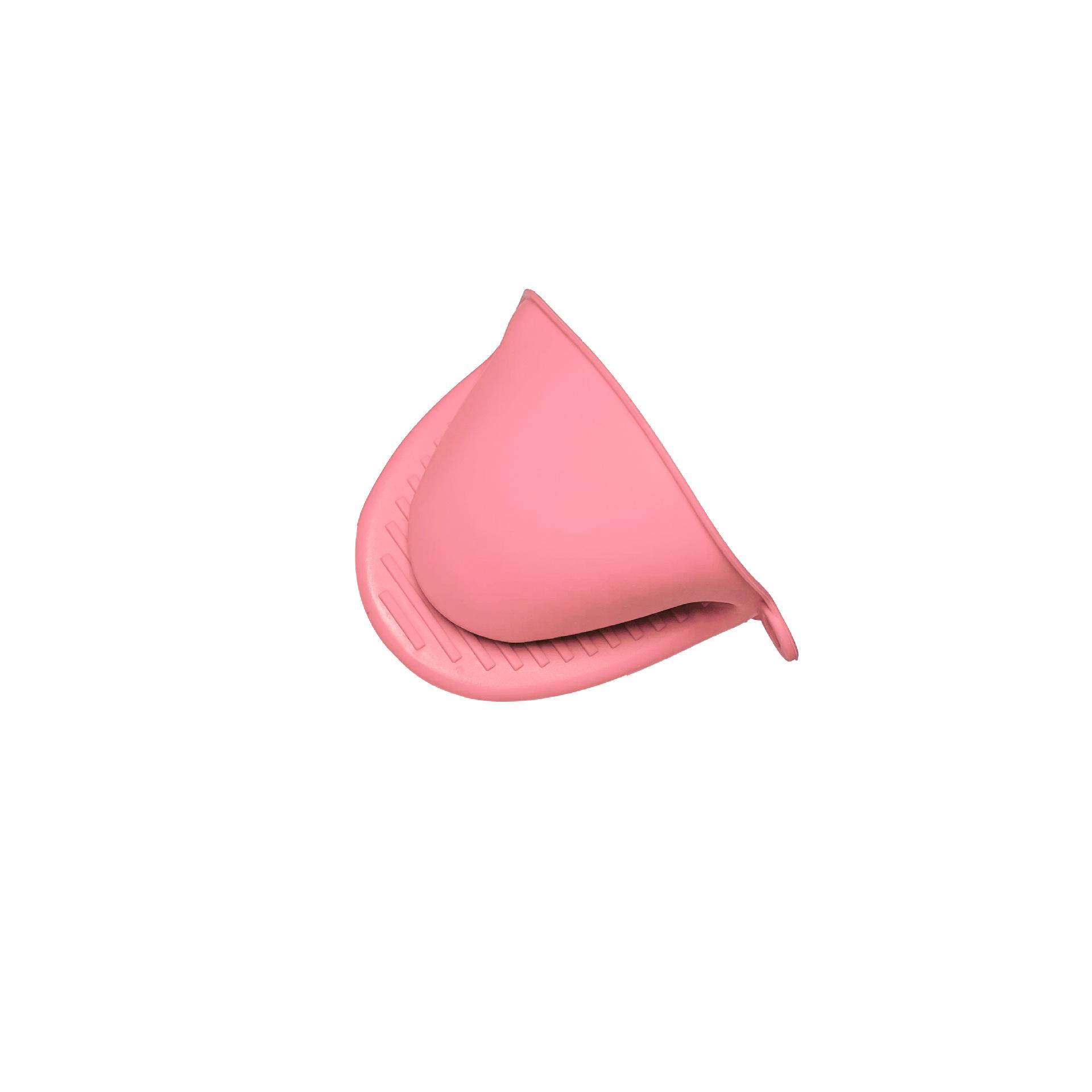 

1PC Thick Silicone Oven Gloves Heat Resistant Anti-Scald Gloves for Cooking Pinch Grips Pot Holder Silicone Kitchen Accessories рожевий