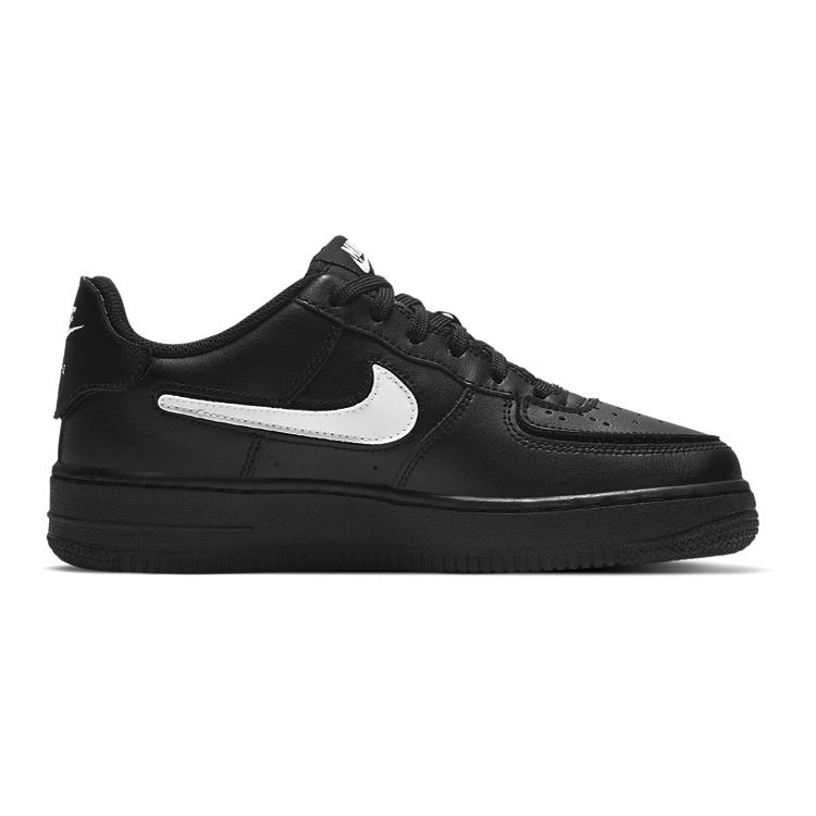 Nike Air Force 1/1 GS Schwarz Kinder Sneaker Weiß DB2812-001