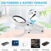 5x/10x Handheld Desk Magnifier With Led Light And Stand Usb Powered Illuminated Magnifying Glass For Crafting Clock Watch Repair