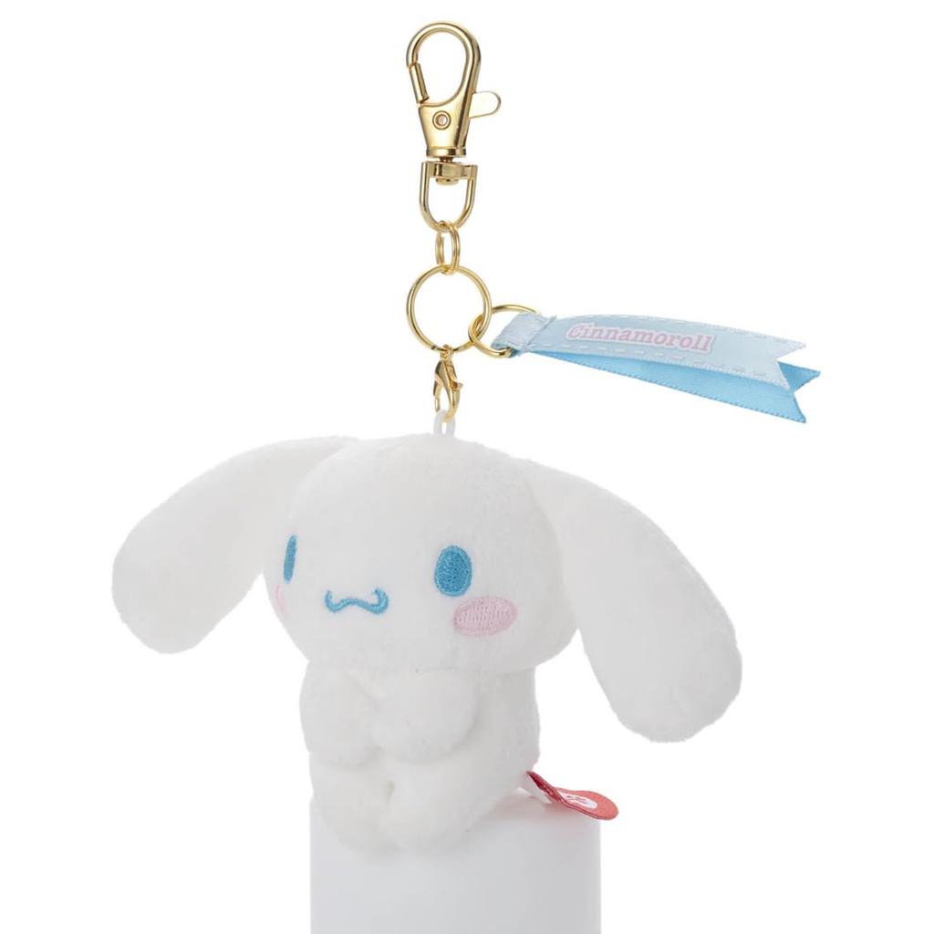 Takara Tomy Arts Sanrio Characters Chokkorisan Key Charm Mascot Cinnamoroll 9cm (Approx. tall)