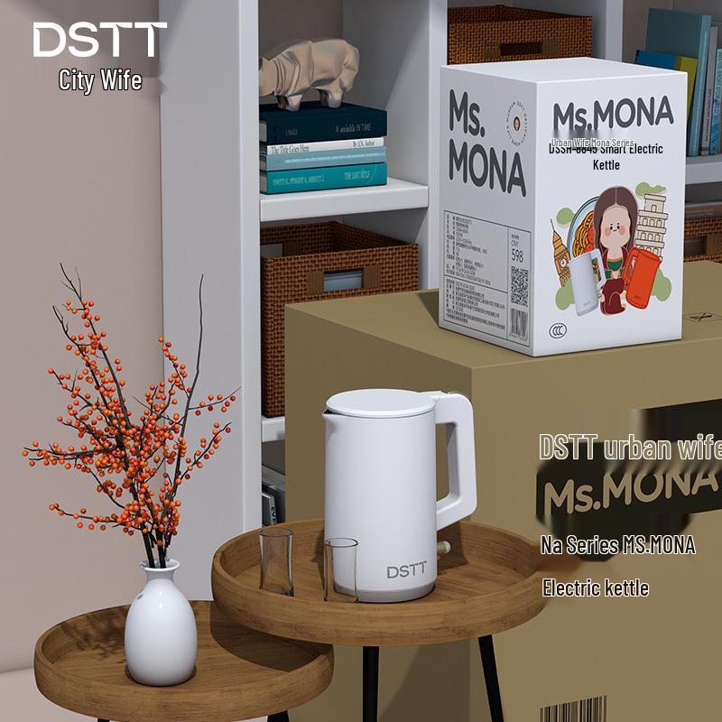 

Urban Wife Mona Stainless Steel Electric Kettle - Portable, Large Capacity Hot Water Thermos and Kettle for Household Use