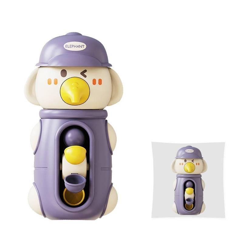 Adorable Plastic Baby Shower Toy Yellow Duck Floating Water Spray Egg Bath Play