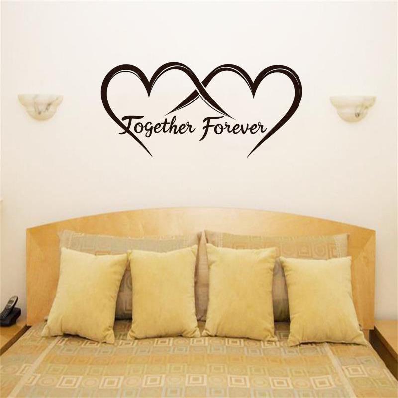 Valentine's Day 'Together Forever' Bedroom Wall Stickers