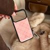 Funda para teléfono con estampado de cuadros rosas para iPhone 16, iPhone 17 y iPhone 17 Pro Max