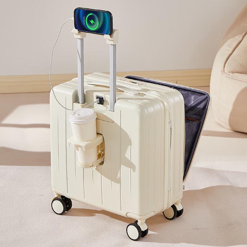 Front-Opening Carry-on Hardside Luggage