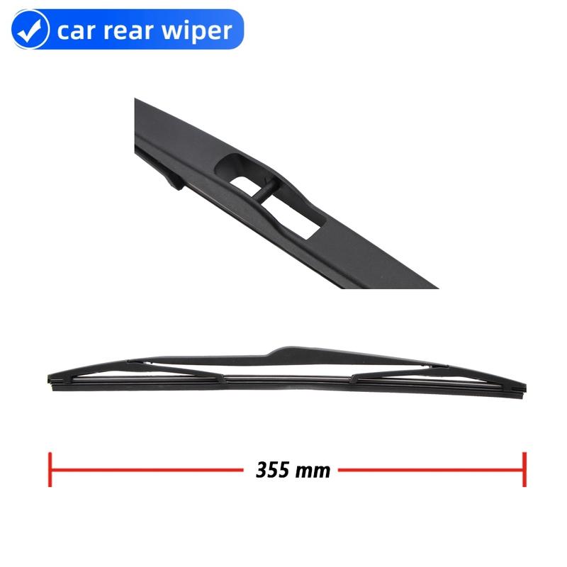 Car Rear Wiper Blade Blades Back Window Wipers Arm For Mazda 2 Hatchback (2004-2007) 355mm Auto Windscreen Blade