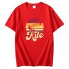 Vintage Kitesurfing Graphic T Shirts Cotton Short Sleeve Tshirts Unisex Summer New Shirts And Tshirts Fashion Print T Shirt