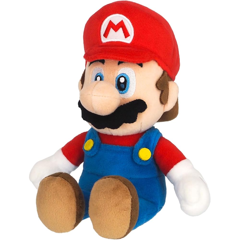

Sanei Boeki Super Mario All Star Collection Mario Plush Toy 24cm W11×D11cm Soft Stuffed Animal