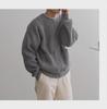 Men's Round Neck Solid Color Knitted Cardigan - 2023 Casual Autumn/Winter Fashion, All-Match, Large Size Trendy Jacket