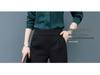 Women's High-Waisted Black Skinny Harem Pants - Slimming, Versatile, Casual & Professional Long Pants.