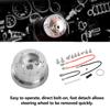 5 & 6 Hole Billet Steering Wheel Hub Adapter for Chevrolet Chevy GM Flaming River Ididit Buick Jeep Cadillac Oldsmobile