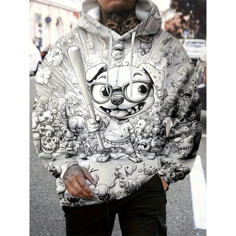 Sweat À Capuche Imprimé Chat Gras Drôle En 3D Pour Hommes Et Femmes, Sweat-shirt Décontracté À La Mode, Surdimensionné, Vêtements De Survêtement