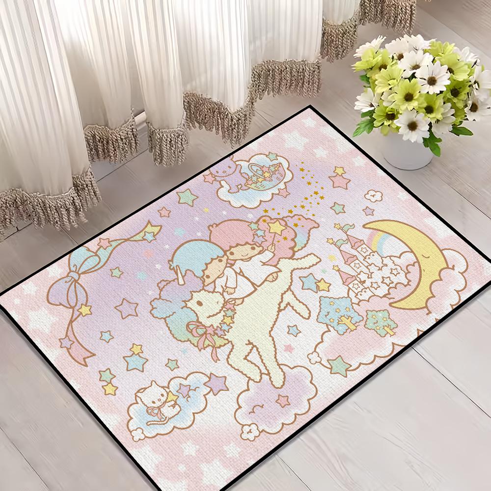 

Мультяшный L-Маленький T-Близнецы S-Звезды Милый Дверной Коврик Для Гостиной Прикроватное Украшение Кровать Пол Ванная Входной Ковер Большой Ковер SJR40x60CM