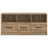 TV Cabinet in Artisan Oak Finish 102 x 34.5 x 47 cm Particleboard
