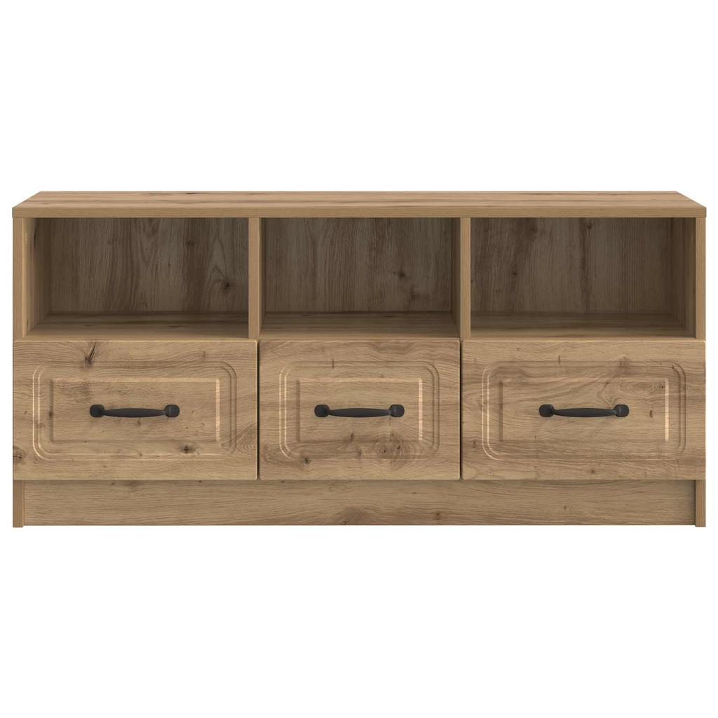 TV Cabinet in Artisan Oak Finish 102 x 34.5 x 47 cm Particleboard