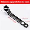 Angle Grinder Tool Wrench Thickened Steel Multipurpose Angle Grinding Tool Reusable Accessories For Mechanics Beginners
