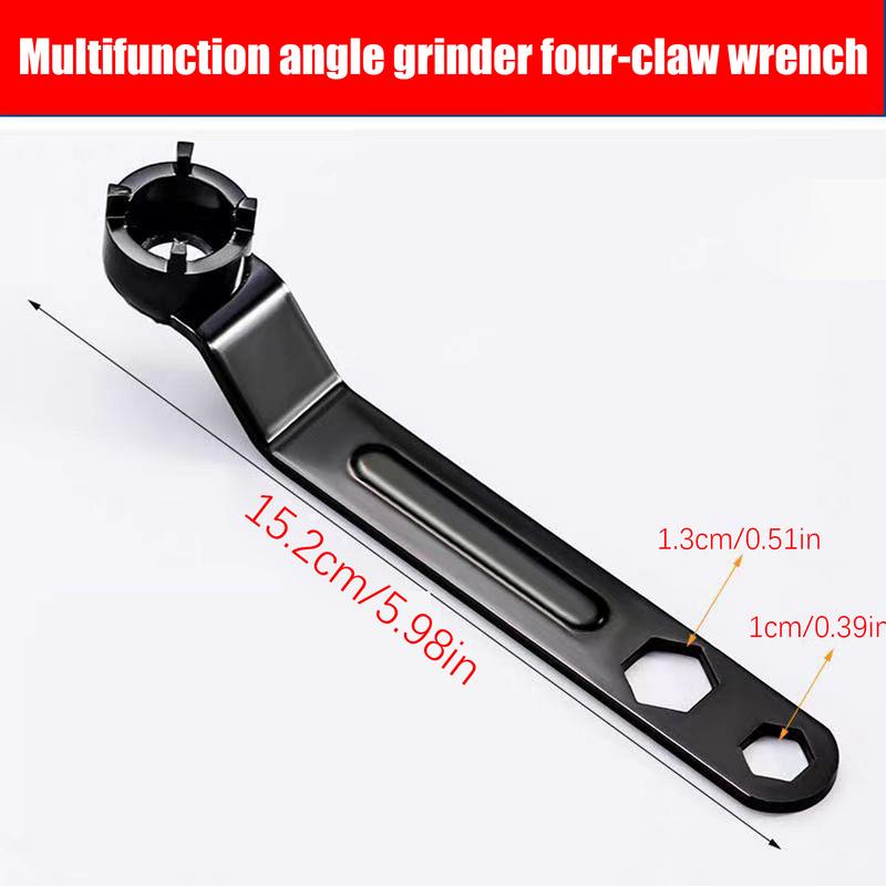 Angle Grinder Tool Wrench Thickened Steel Multipurpose Angle Grinding Tool Reusable Accessories For Mechanics Beginners