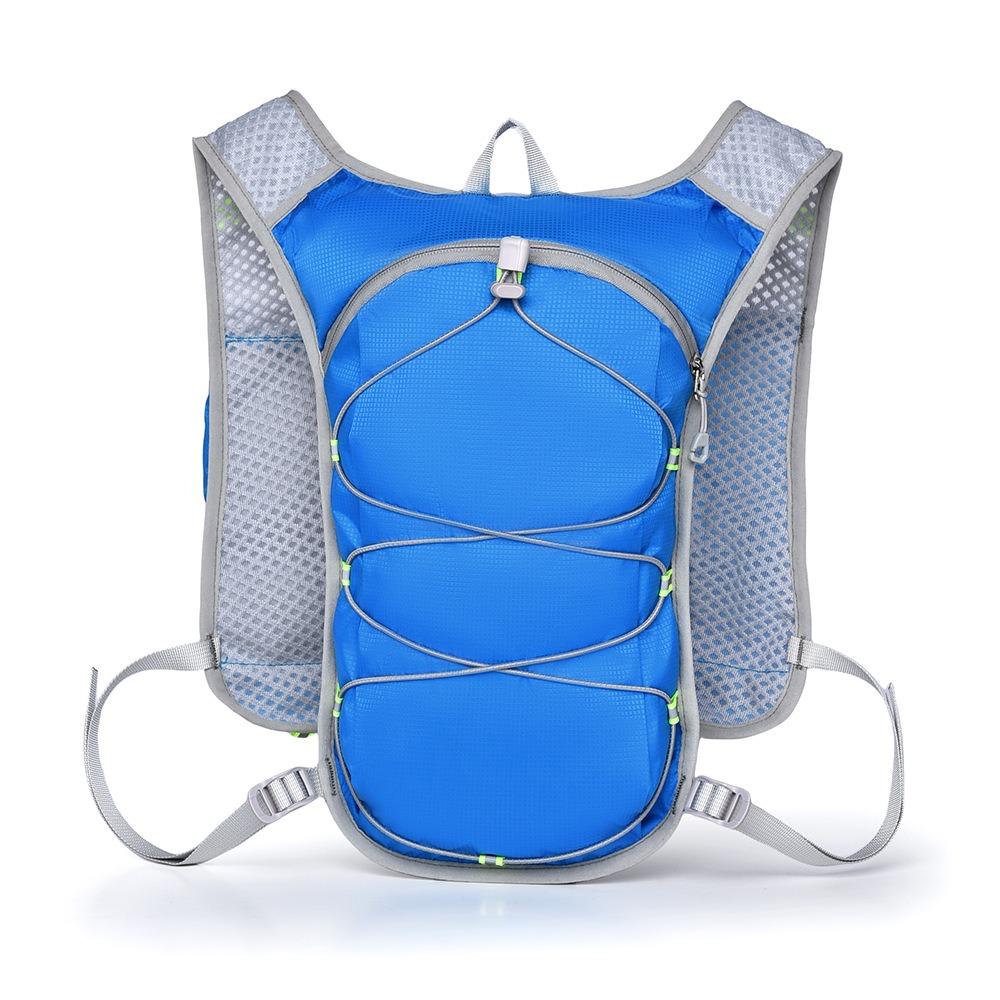 Reflective Running Vest Breathable Running Bag Running Water Bottle Storage Vest  for Outdoors