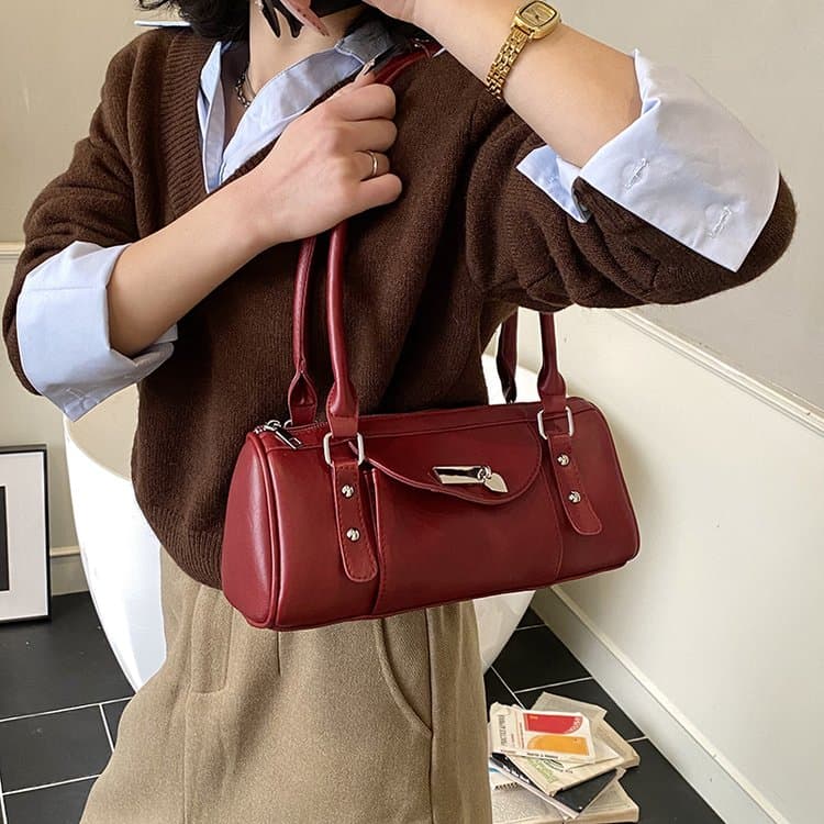 Retro baguette bag women's shoulder underarm bag