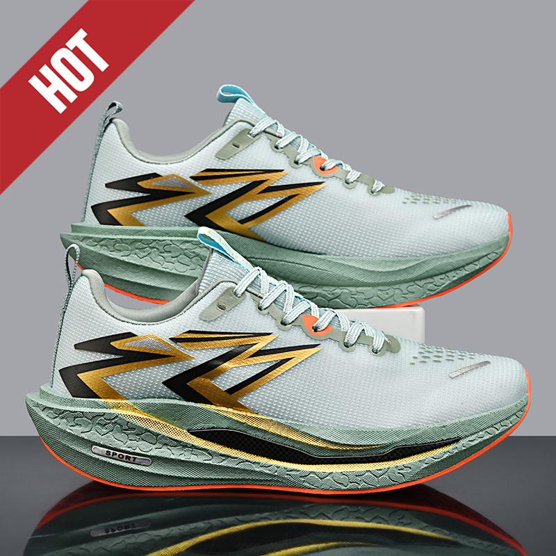 New Men Sports Running Shoes Off Marathon Breathable Light Comfortable Women Athletic Sneakers Jogging Tenis Air Cushion