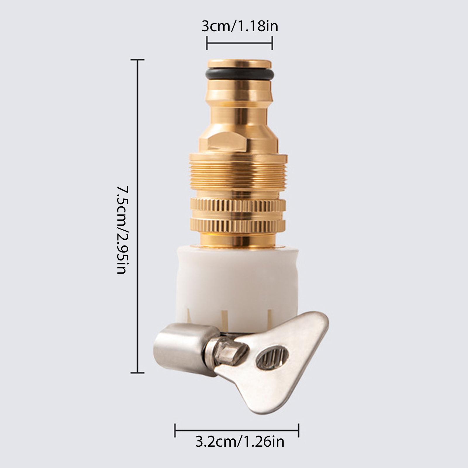 

Адаптеры для крана садового шланга Соединитель для крана Адаптер для шланга для воды из садового сплава Фитинг для шланга Адаптер для крана Полив Садовые инструменты
