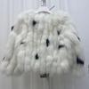 Real Fox Fur Coat for Women Autumn and Winter Warm Real Fur Coat Short Style Fur Versatile Young Tops